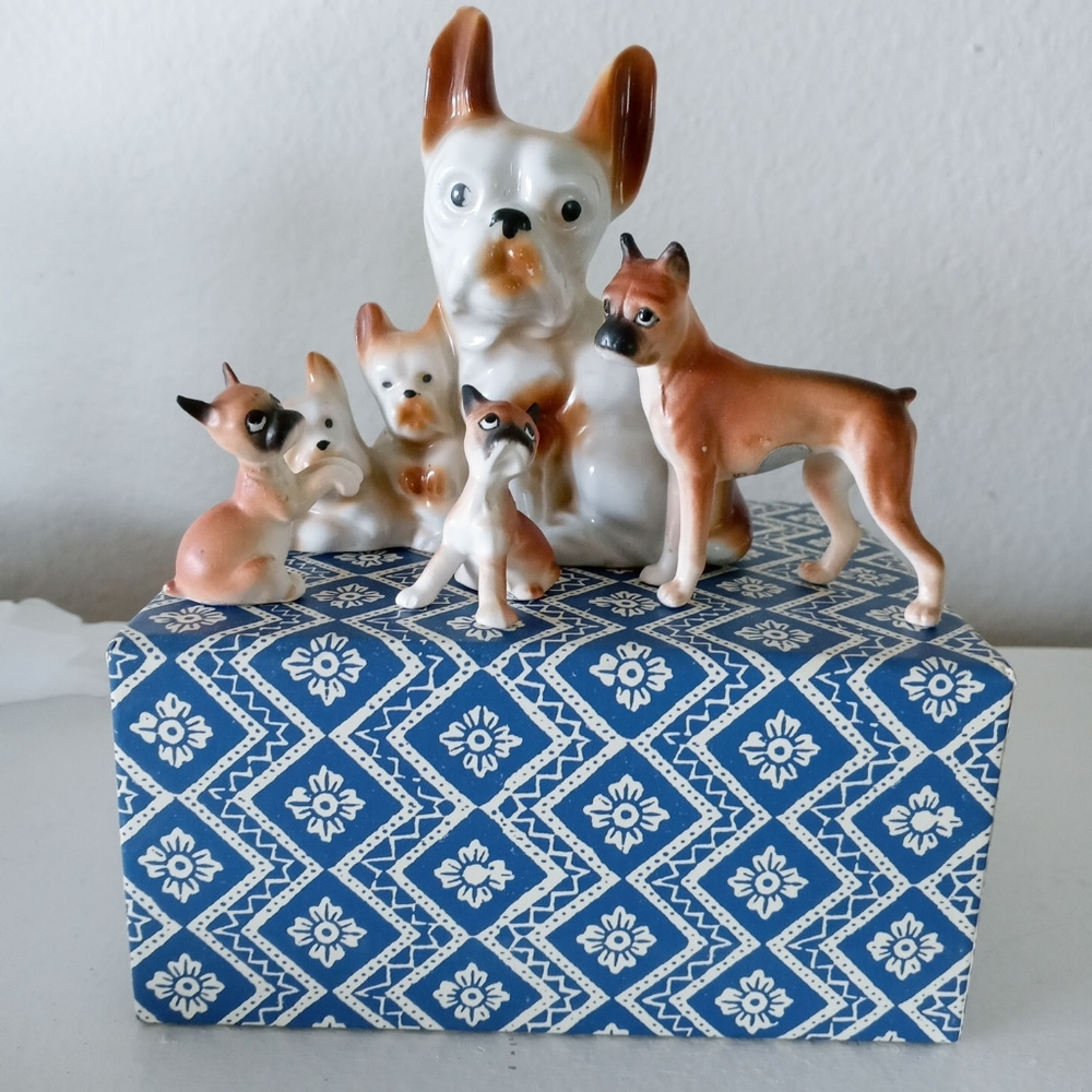 Adorable Dog Figurines